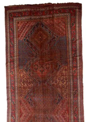 Tapis ancien Persan Khamseh fait main, 1C994