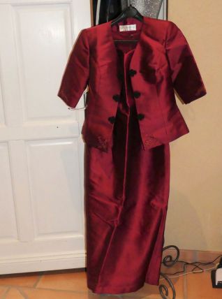 TAILLEUR VESTE ET ROBE EN SOIE