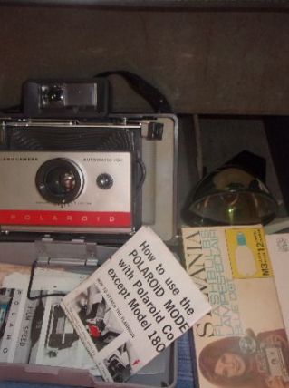 appareil photo a soufflet polaroid 104 dans malette