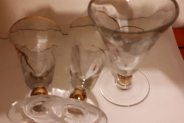 3 verres a martini vintage