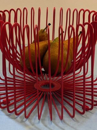 Corbeille à fruit IKEA Vintage rouge