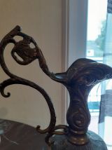vase etain peltrato 90% anges et beliers hauteur environ 35 