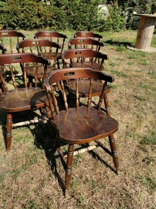 chaises western x12