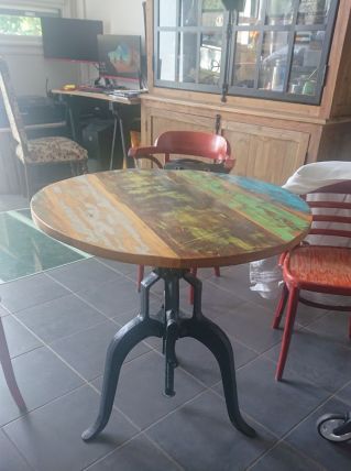 Table vintage industriel vintage haute ou basse
