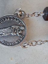 Chapelet Vintage marcassite taillée Nt Dame de la Garde.