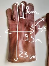 Gants cuir