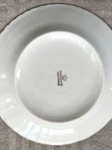 22 Assiettes plates &amp; dessert neuves porcelaine de Limoges