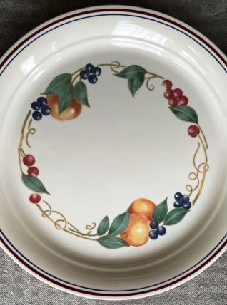 Service de table neuf Corelle Jardin Fruitier 18 pièces
