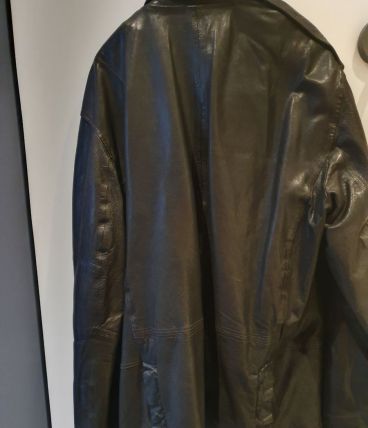manteau cuir