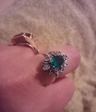 bague argent massif 
