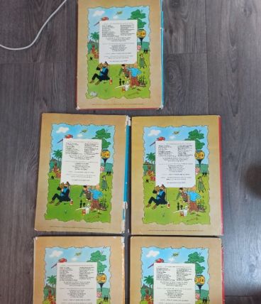 Lot de 5 BD Tintin Série B 