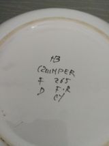 Plat HB QUIMPER 