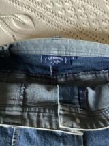 Ensemble vintage pantacourt et pull rayé 