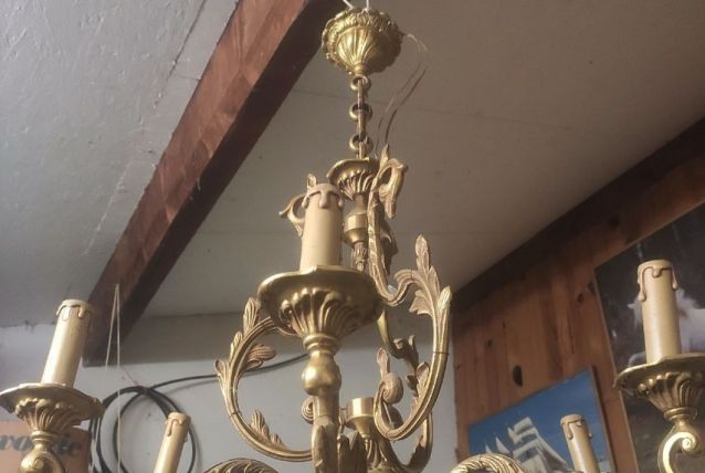Lustre en bronze