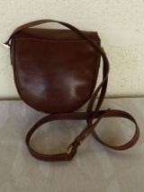GUCCI sac vintage 70s cuir toile