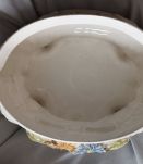 SOUPIERE ET SON PLAT EN FAIENCE ITALIENNE
