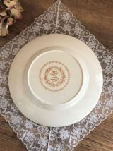 Assiette Jubilé Argent 1952/1977 - Elisabeth II - Numérotée