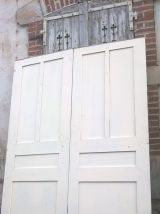 Ancienne boiserie porte moulurée