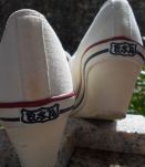 BASKETS ASH BLANC COMPENSEES QUASI NEUF T 37 VINTAGE