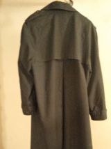 Imperméable bleu foncé homme vintage de style