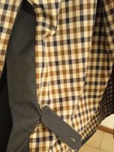 Imperméable bleu foncé homme vintage de style