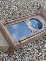 COFFRE DE PENDULE EN BOIS 