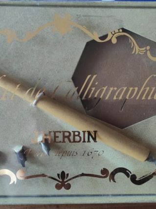 coffret calligraphie J. Herbin