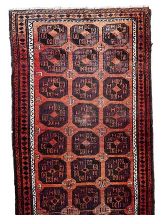 Tapis ancien Afghan Baluch fait main, 1C1057