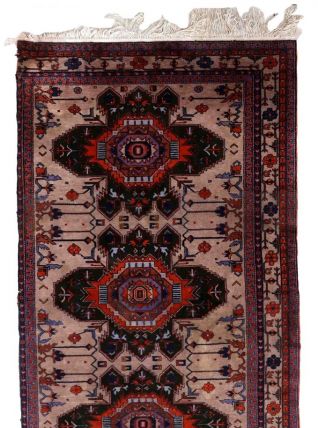 Tapis vintage Caucasien Kazak fait main, 1C1058
