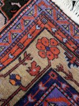 Tapis vintage Caucasien Kazak fait main, 1C1058