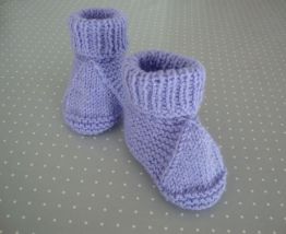 Chaussons bébé 6 mois Faits main NEUFS
