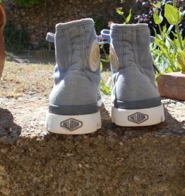 CHAUSSURES PALLADIUM GRIS T 37 QUASI NEUF 
