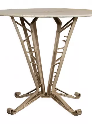 Table de jardin en fer Art déco