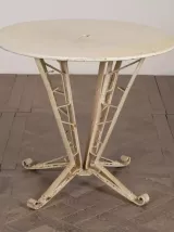 Table de jardin en fer Art déco
