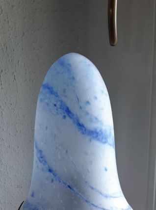 Lampe champignon pâte de verre