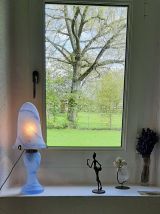 Lampe champignon pâte de verre