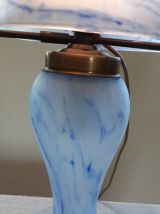 Lampe champignon pâte de verre