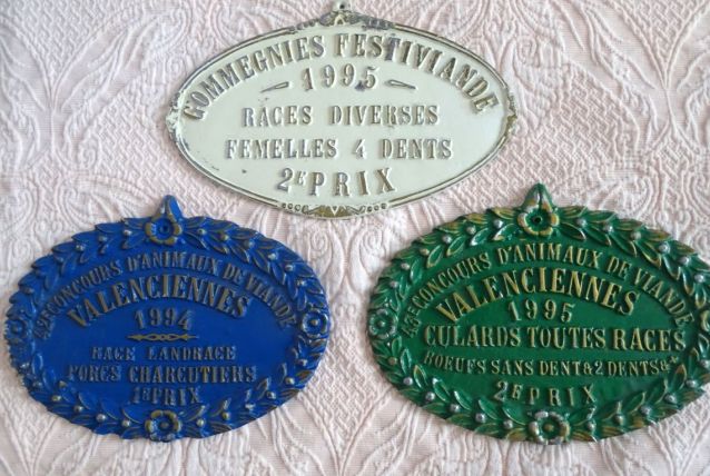 trophées de concours aux bestiaux