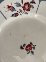 4 assiettes plates Digoin Sarreguemines Ninette.