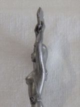 Statuette figurine étain d'art danseuse flamenco ciselée