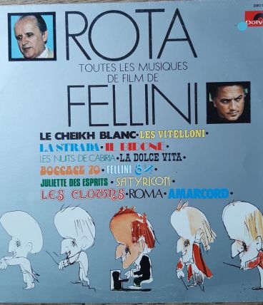 Vinyle 33T Nino Rota, Toutes les musiques de film de Fellini