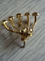 Boucles d'oreilles vintage "coeurs" en plaqué or