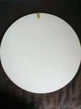Miroir rond, mosaïque jaune&amp; orange