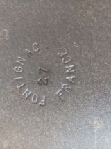 Ancienne cocotte ovale fonte Fontignac vintage