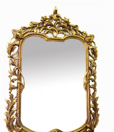 Miroir bois de hêtre massif 