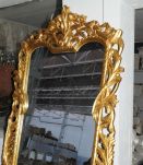 Miroir bois de hêtre massif 