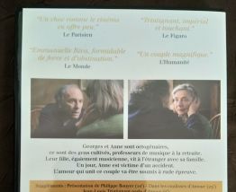 Dvd film intitulé Amour
