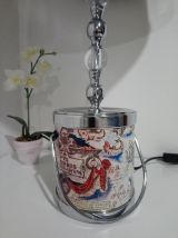 Lampe à poser déco récup' recyclage Seau à Glaçons