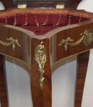 VITRINE UNE MANGE PORTE EN BOIS MARQUETTE STYLE LOUIS XV