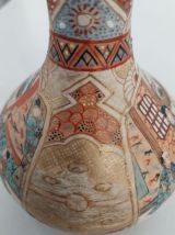 Vase en faïence signé SATSUMA xixeme. 